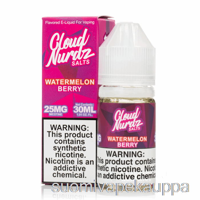 Vape Kauppa Vesimeloni Marja - Pilvi Nurdz Suolat - 30ml 50mg